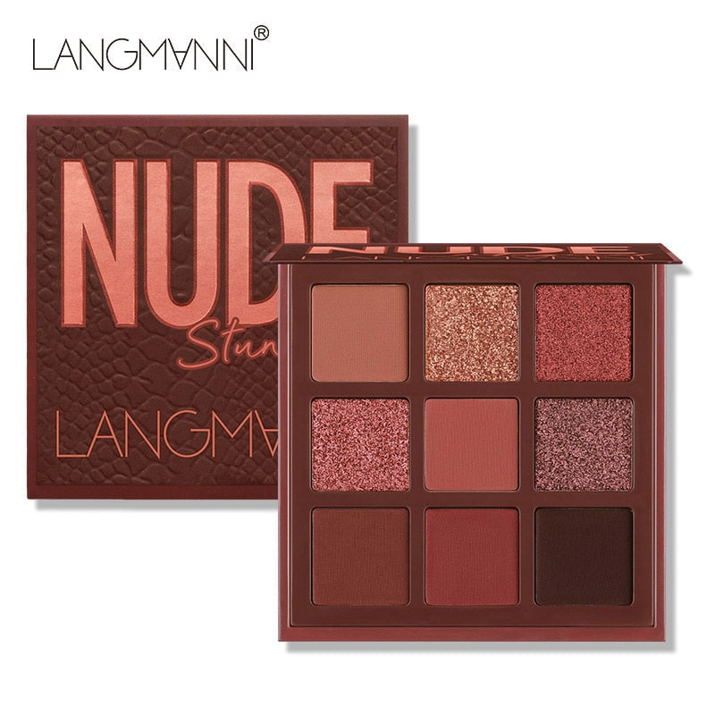 Paleta de Sombras Langmanni 9 Cores